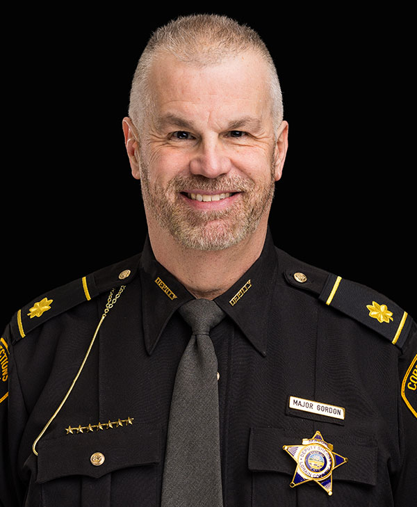 Civil/Corrections/Courts Major James Gordon